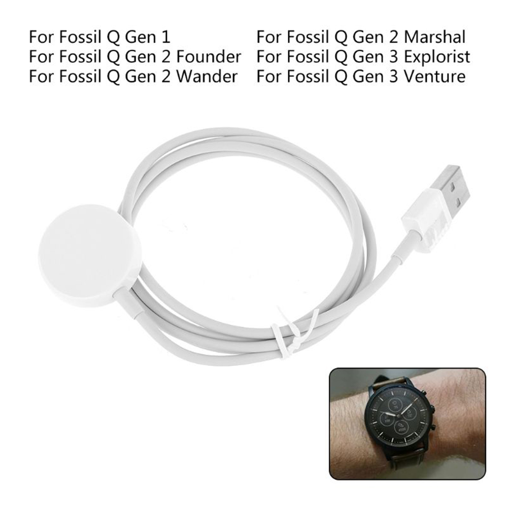 Fossil Watches Smartwatch Charger - Pengisi Daya Magnetik Jam Tangan Pintar
