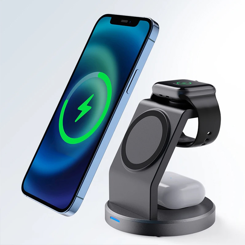 Smartwatch Apple Watch - Stasiun Pengisian Daya Nirkabel 3 in