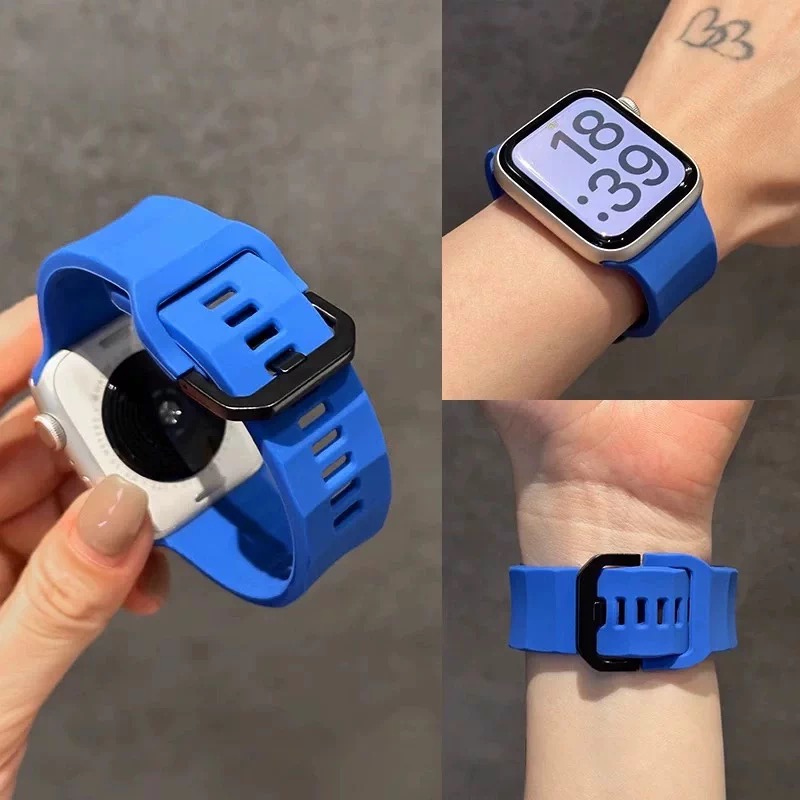 Smartwatch Premium Watches For Men - Tali Jam Tangan Silikon Premium Lembut