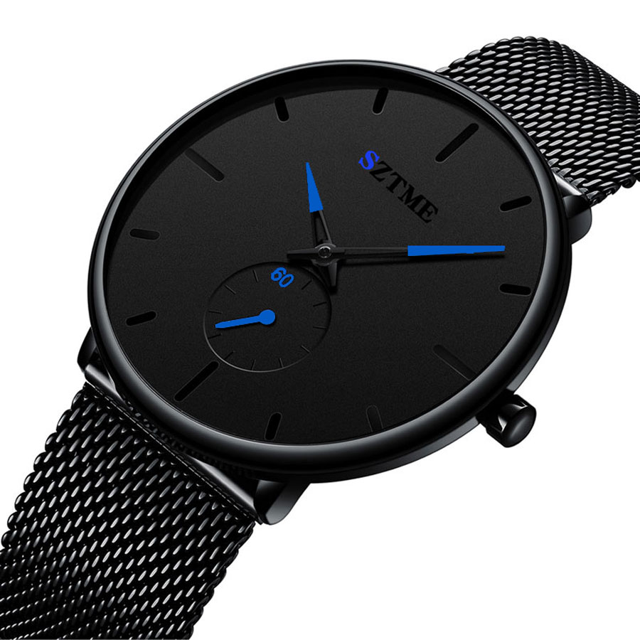 Mesh Stainless Strap - Jam tangan pria, jam tangan pria