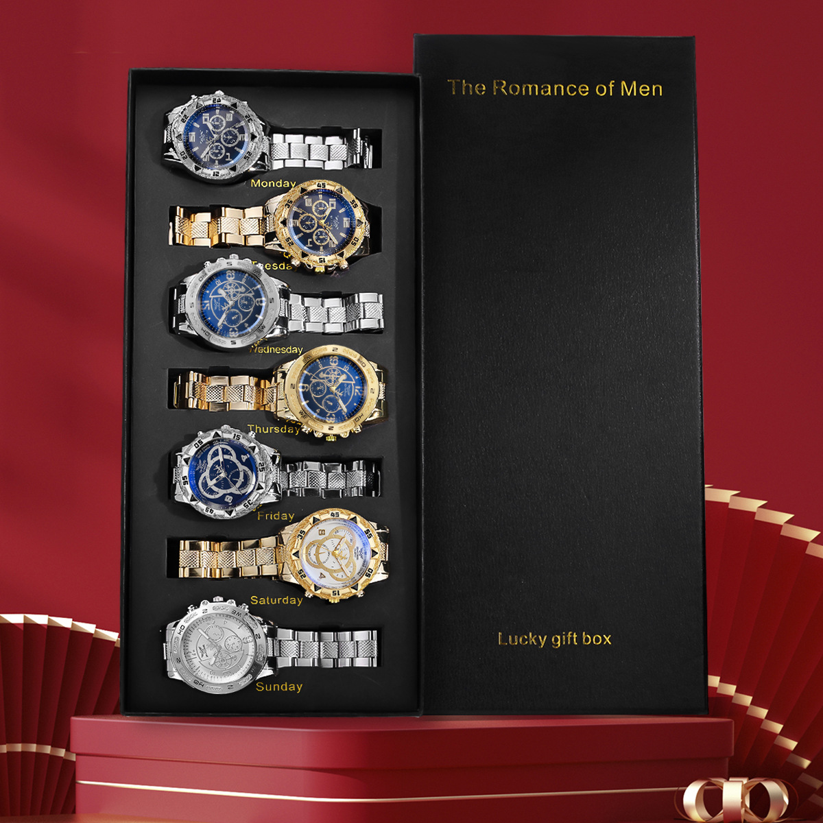 Jam Tangan Pria 7-Pcs Fashion  - Smartwatch Premium Watches For Men ulasan dan harga