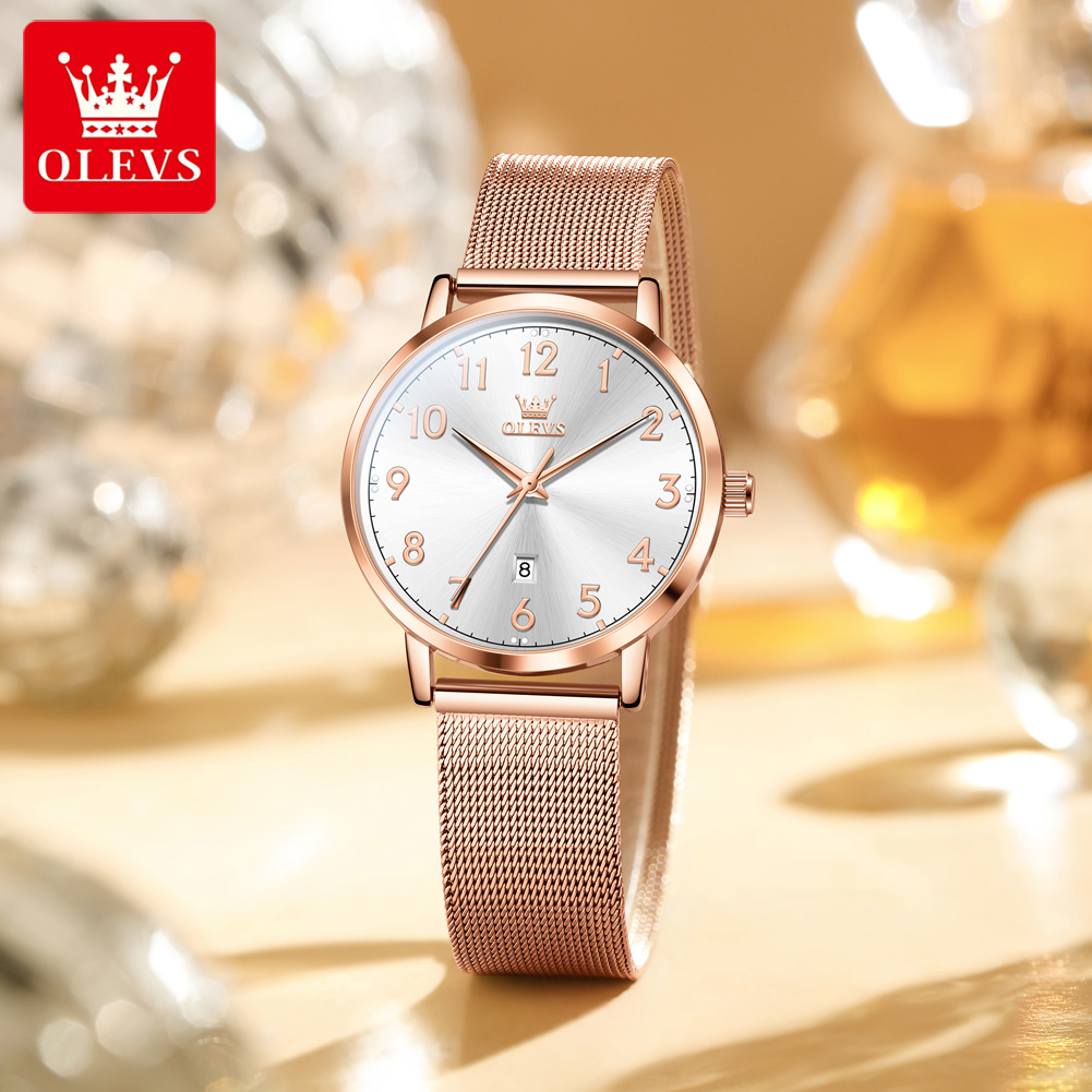 OLEVS 5653 Jam Tangan Wanita J - Mesh Stainless Strap ulasan dan harga