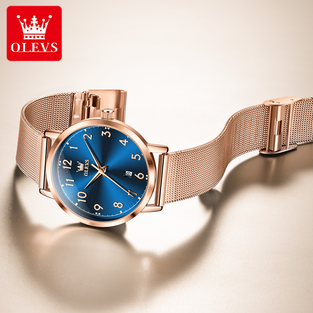 OLEVS 5653 Jam Tangan Wanita J - Mesh Stainless Strap ulasan dan harga