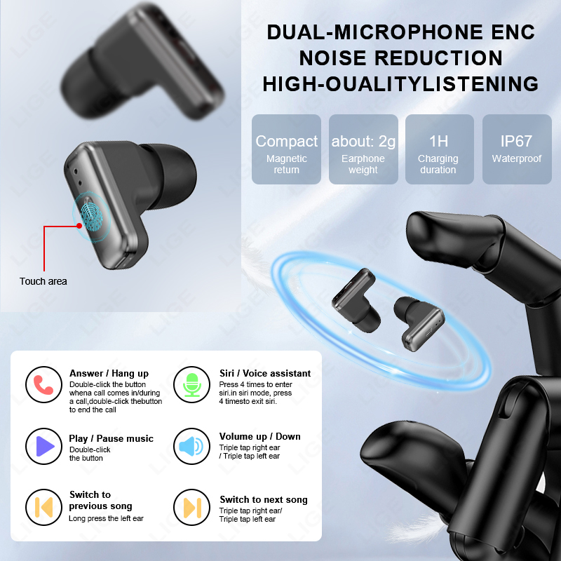 Jam Tangan Pintar LIGE untuk P - Smartwatch Noise Watches For Men ulasan dan harga