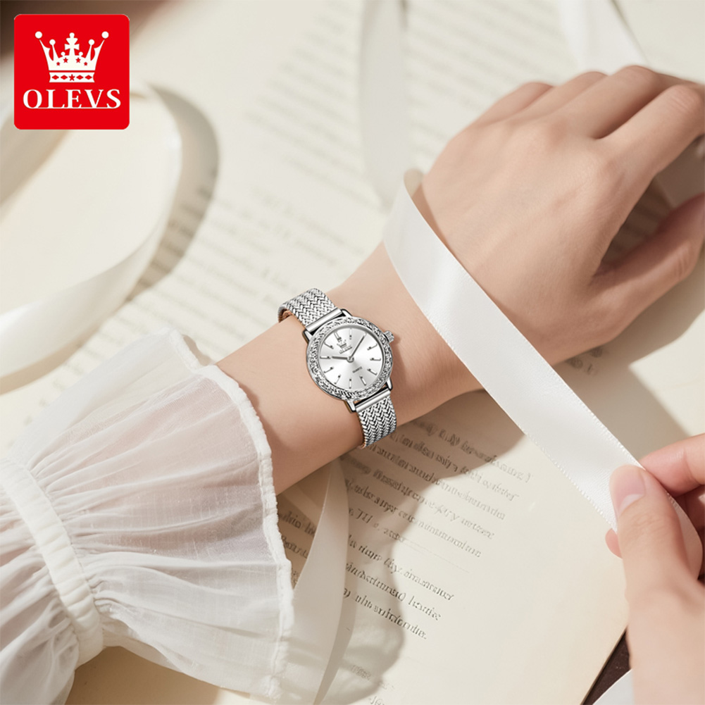 Jam Tangan OLEVS 5643 untuk Wa - Mesh Stainless Strap ulasan dan harga
