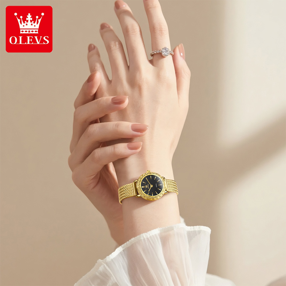 Jam Tangan OLEVS 5643 untuk Wa - Mesh Stainless Strap ulasan dan harga