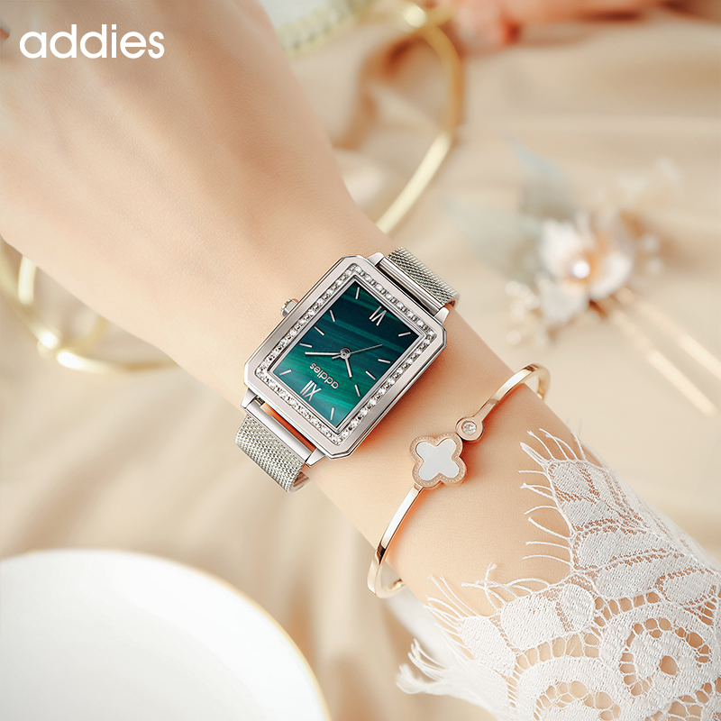 ADDIES Jam Tangan Wanita Kuars - Mesh Stainless Strap ulasan dan harga