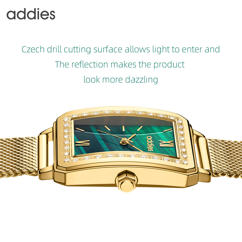 ADDIES Jam Tangan Wanita Kuars - Mesh Stainless Strap ulasan dan harga