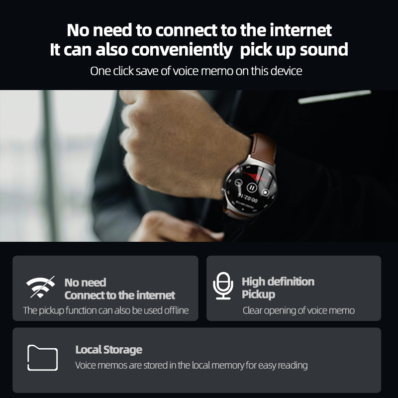 Jam Tangan Perekam Suara PHILI - Smartwatch Noise Watches For Men ulasan dan harga