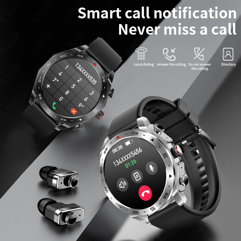 Jam Tangan Pintar Baru TWS 2in - Smartwatch Noise Watches For Men ulasan dan harga