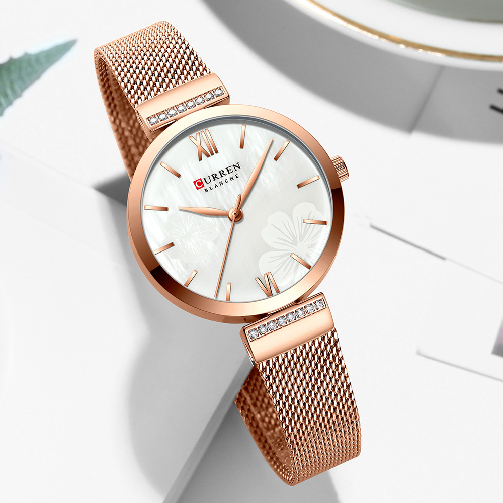 Jam Tangan Quartz Minimalis CU - Mesh Stainless Strap ulasan dan harga