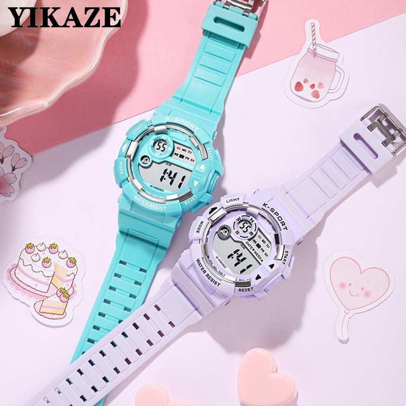 YIKAZE jam tangan Alarm anak,  - Smartwatch Digital Watches For Kid Boy ulasan dan harga