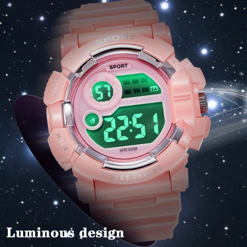 YIKAZE jam tangan Alarm anak,  - Smartwatch Digital Watches For Kid Boy ulasan dan harga