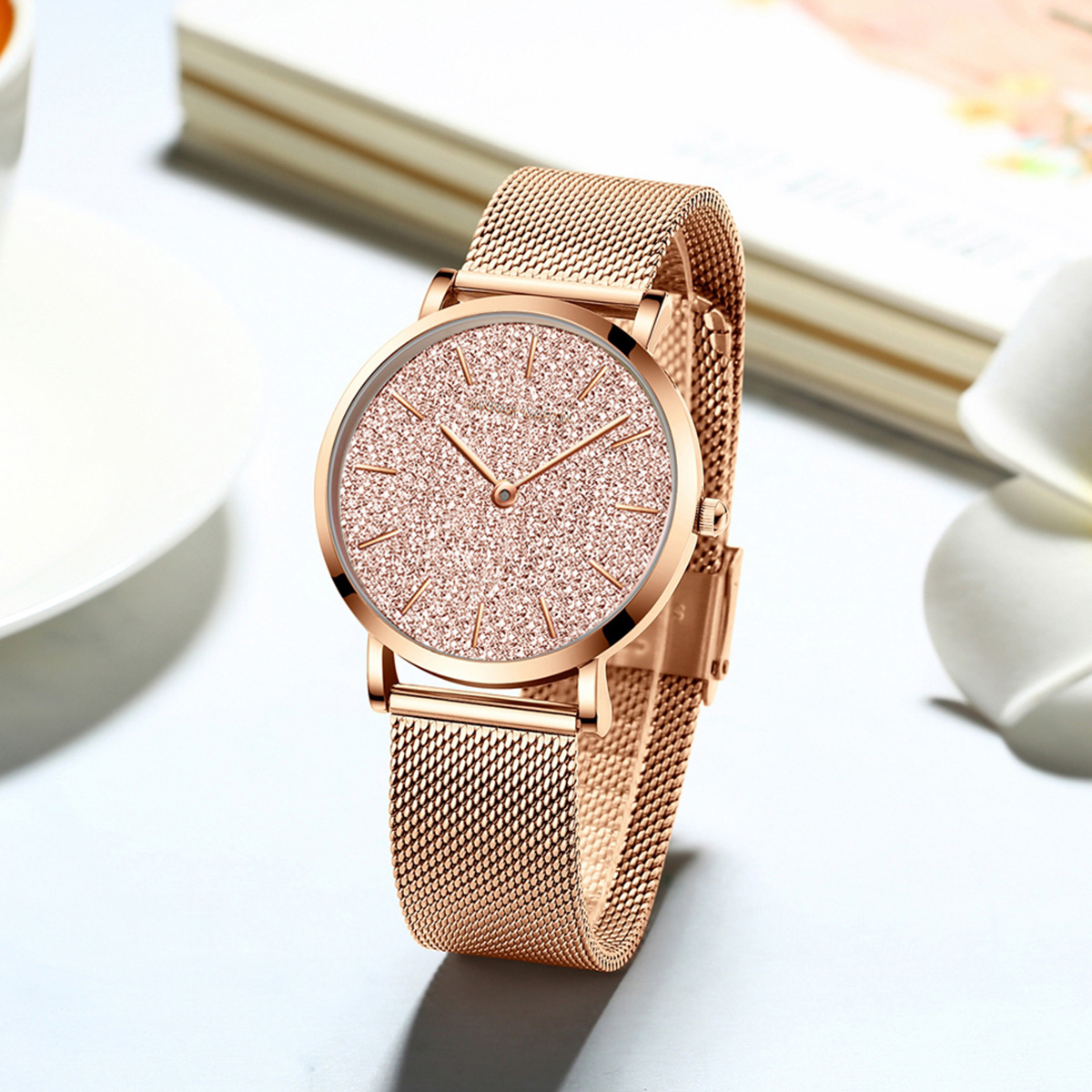 Hannah Martin Jam Tangan Wanit - Mesh Stainless Strap ulasan dan harga