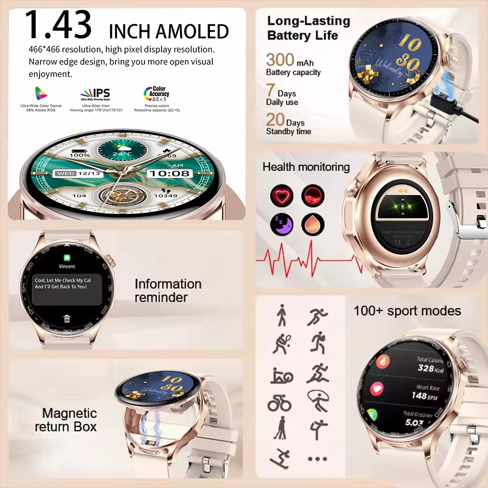 Jam Tangan Pintar 2 in 1 TWS H - Smartwatch Noise Watches For Men ulasan dan harga