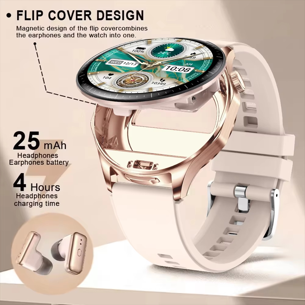 Jam Tangan Pintar 2 in 1 TWS H - Smartwatch Noise Watches For Men ulasan dan harga
