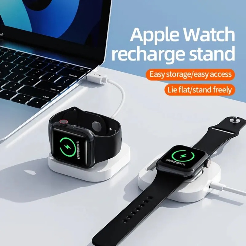 Stasiun Pengisian Daya Nirkabe - Smartwatch Apple Watch ulasan dan harga
