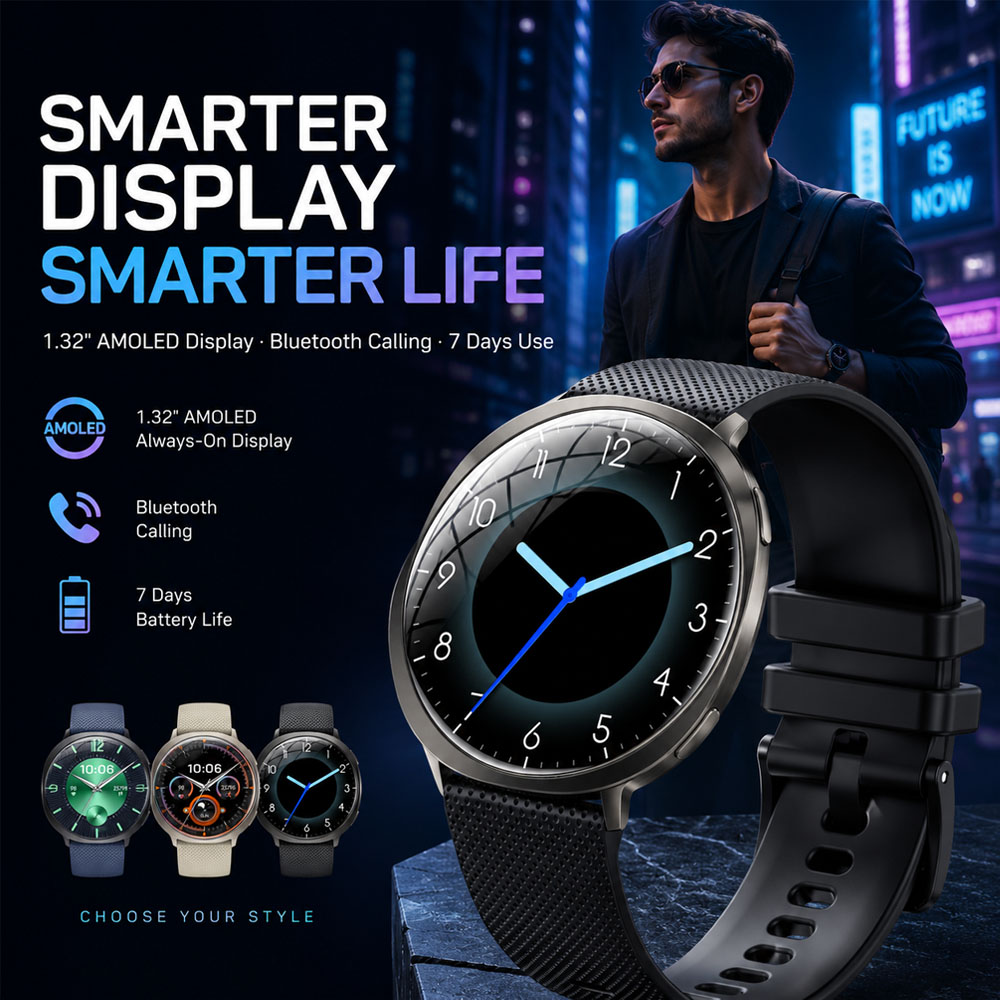 Jam Tangan Pintar Premium AMOL - Smartwatch Premium Watches For Men ulasan dan harga