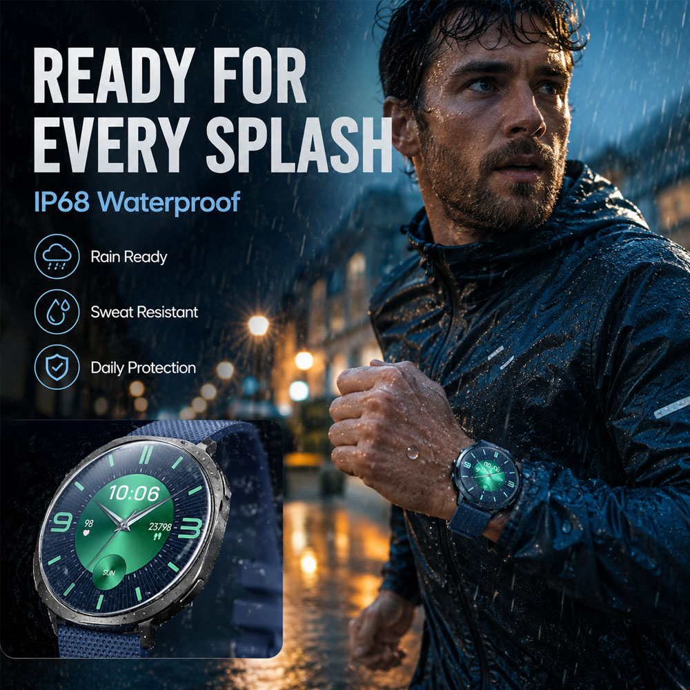 Jam Tangan Pintar Premium AMOL - Smartwatch Premium Watches For Men ulasan dan harga