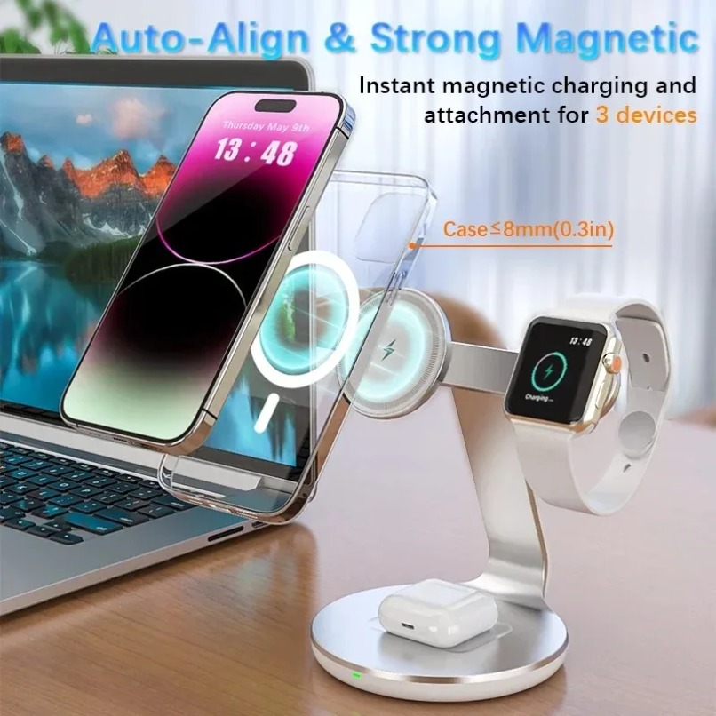 Stasiun Pengisian Daya Nirkabe - Smartwatch Apple Watch ulasan dan harga