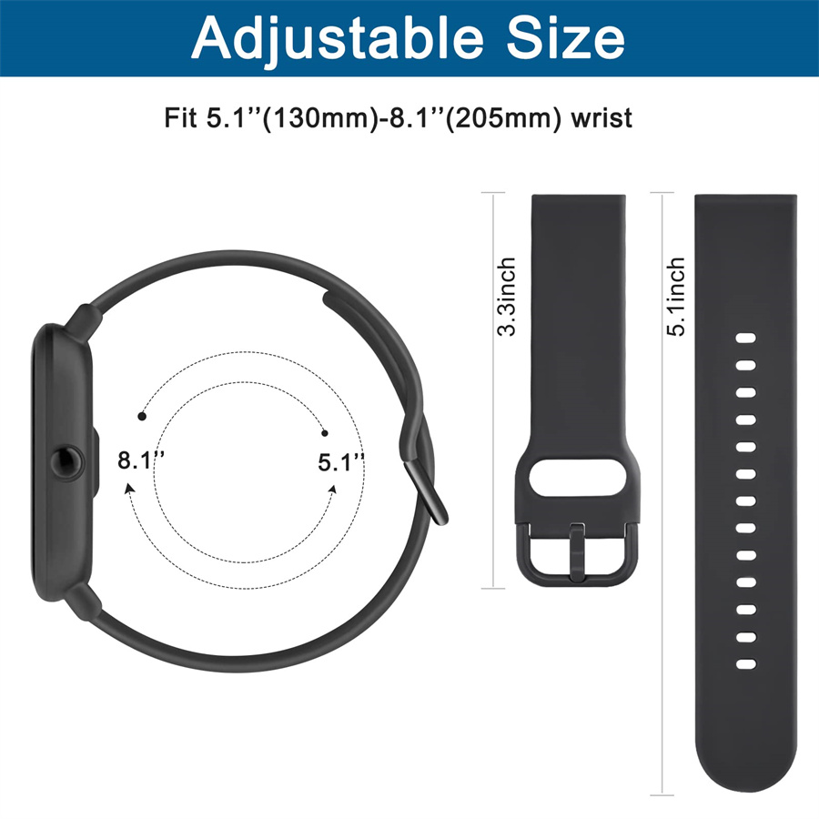 Pita silikon 20mm/22mm untuk A - Smartwatch Samsung Watches For Women ulasan dan harga