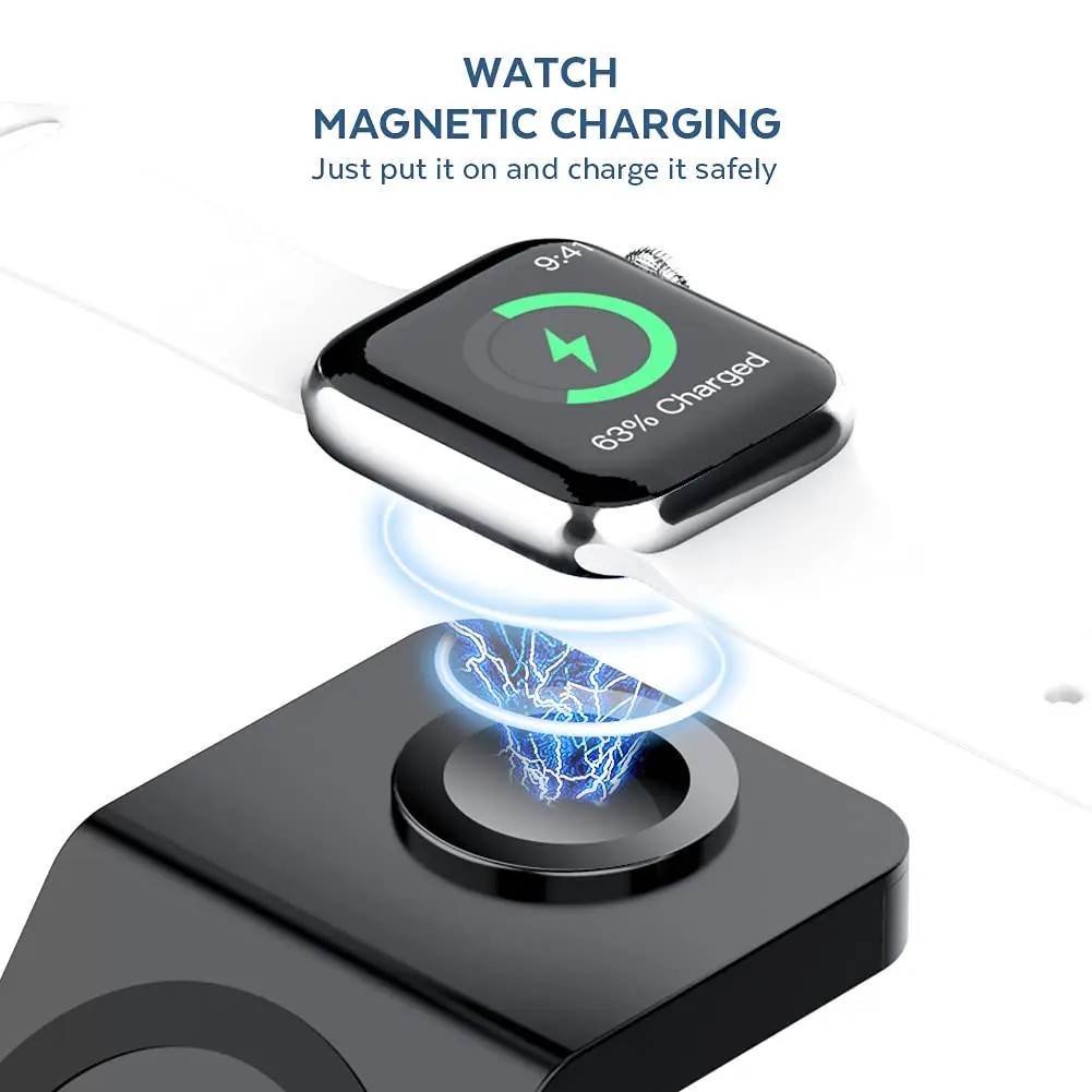 Stasiun Pengisian Daya Nirkabe - Smartwatch Apple Watch ulasan dan harga