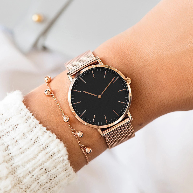 Jam tangan wanita mewah merek  - Mesh Stainless Strap ulasan dan harga
