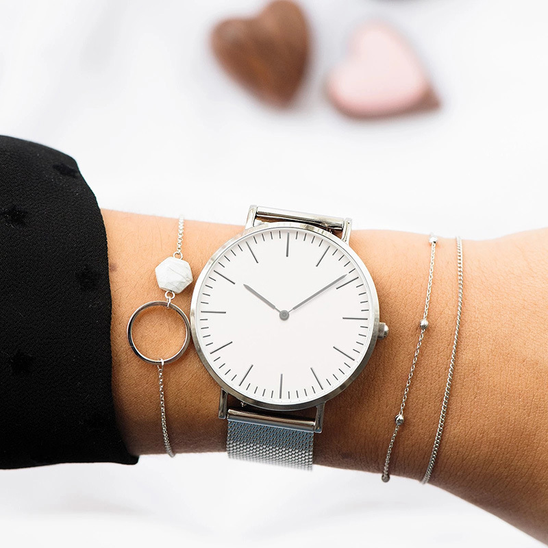 Jam tangan wanita mewah merek  - Mesh Stainless Strap ulasan dan harga