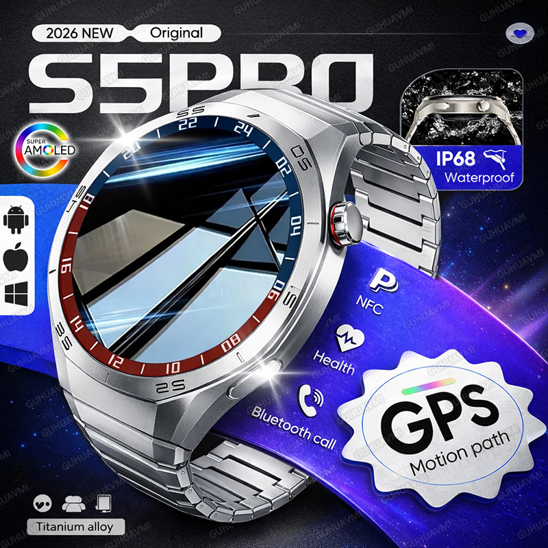 Jam Tangan Pintar GPS Baru 202 - Smartwatch Premium Watches For Men ulasan dan harga