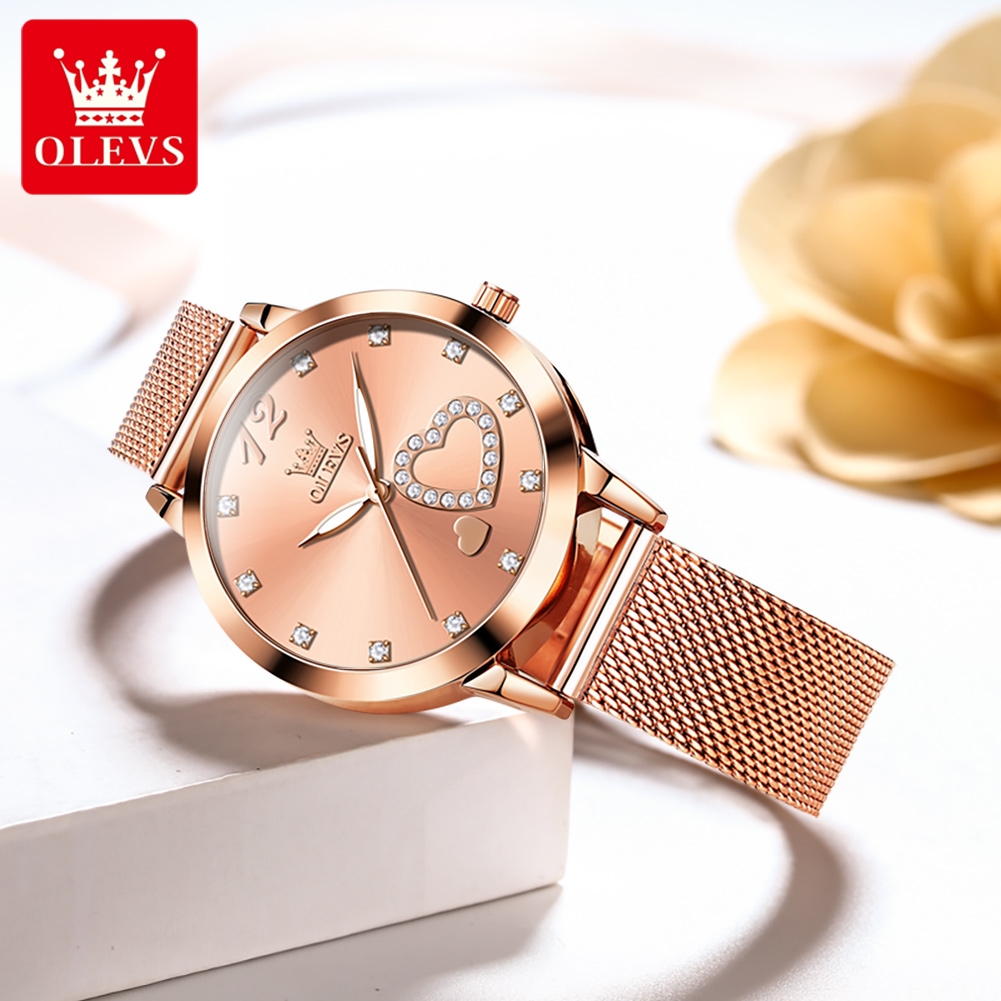 OLEVS 5189 Jam Tangan Kuarsa u - Mesh Stainless Strap ulasan dan harga