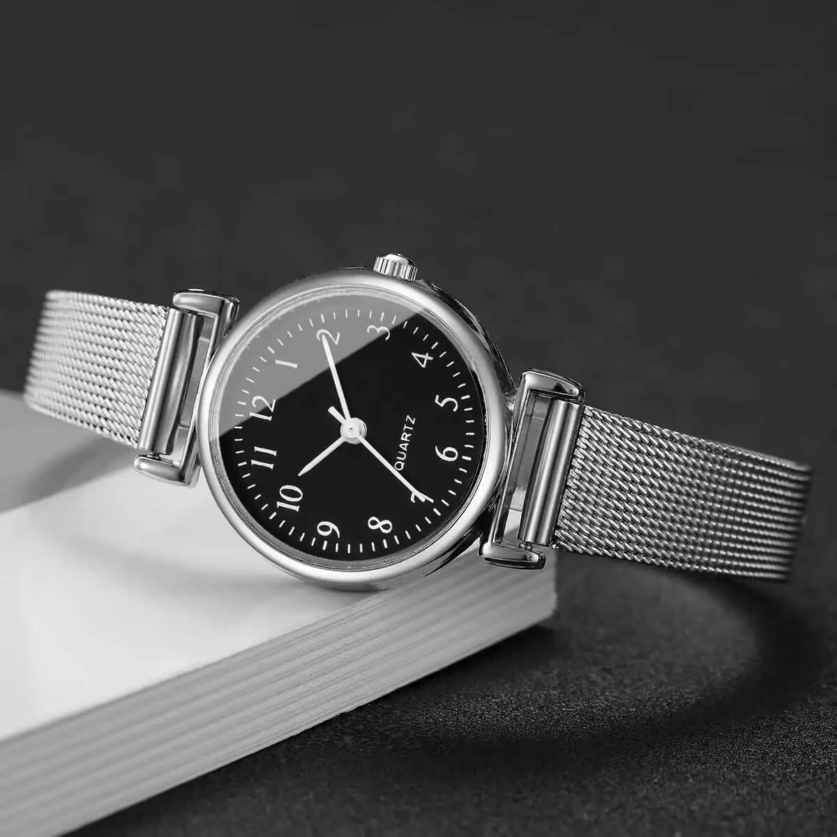 1/2 Buah Jam Tangan Wanita Mod - Mesh Stainless Strap ulasan dan harga
