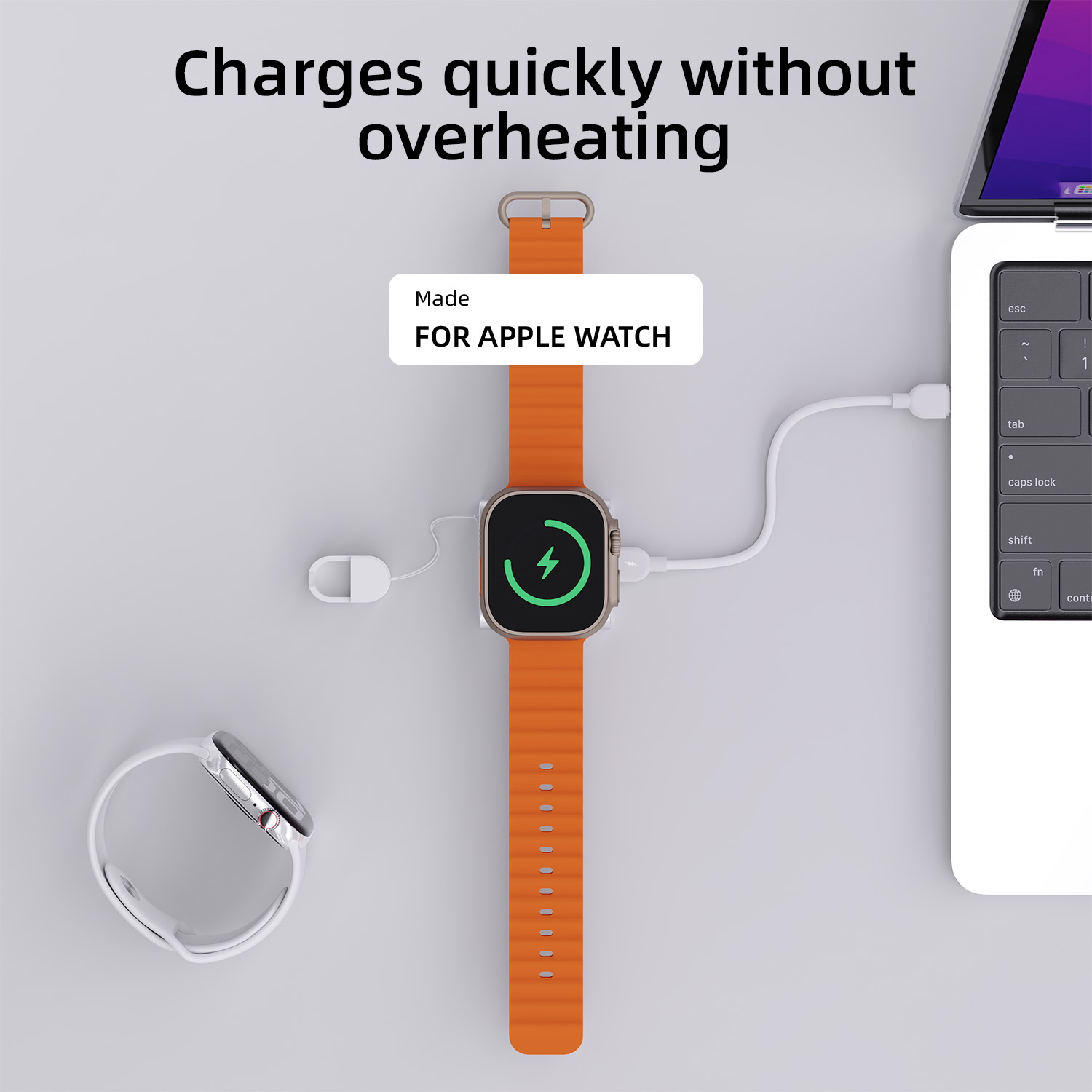 Bonola Pengisi Daya Nirkabel J - Smartwatch Apple Watch ulasan dan harga