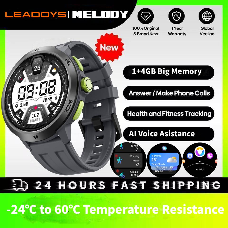 LEADOYS C33 Jam Tangan Pintar  - Smartwatch Running Watches For Men ulasan dan harga