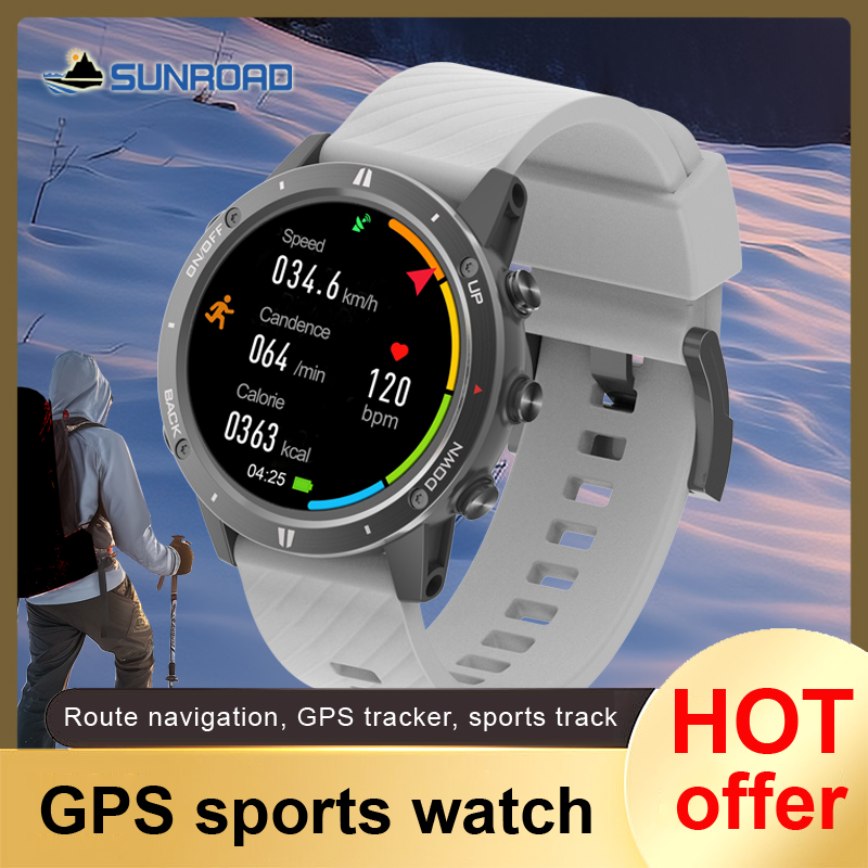 Sunroad olahraga GPS pria, jam - Smartwatch Running Watches For Men ulasan dan harga