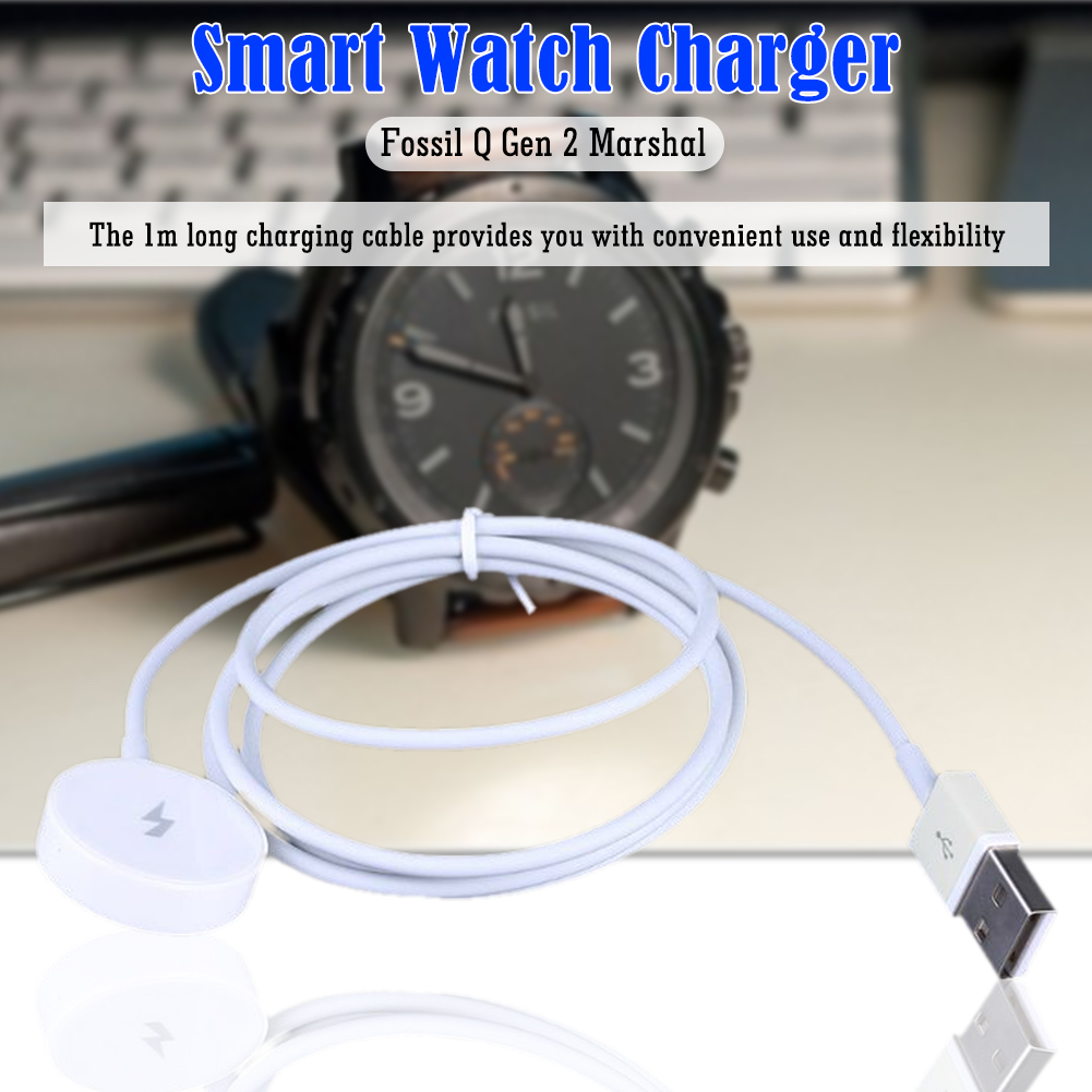 1m Pengisi Daya Magnetik Jam T - Fossil Watches Smartwatch Charger ulasan dan harga