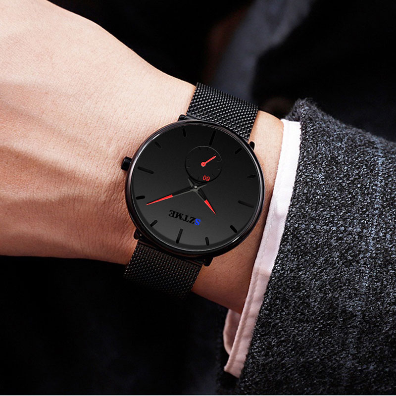 Jam tangan pria, jam tangan pr - Mesh Stainless Strap ulasan dan harga